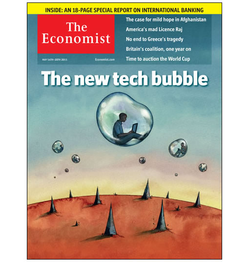 Economist Cover  New Tech Bubble