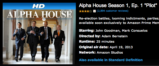 alpha house amazon serial originali