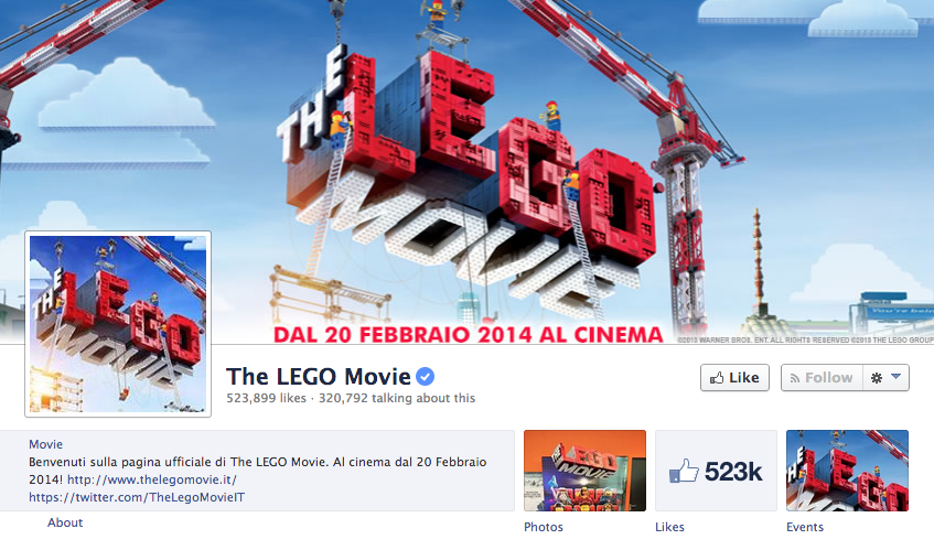 the lego movie facebook