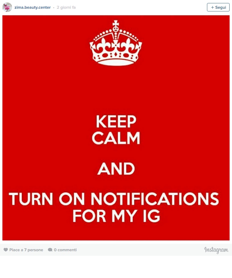 keep calm instagram