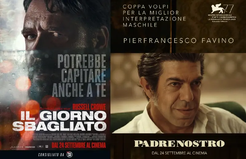 “IL GIORNO SBAGLIATO” E “PADRENOSTRO” TESTA A TESTA – INCASSI BOX OFFICE  ITALIA DEL 26 SETTEMBRE 2020 - CineGuru